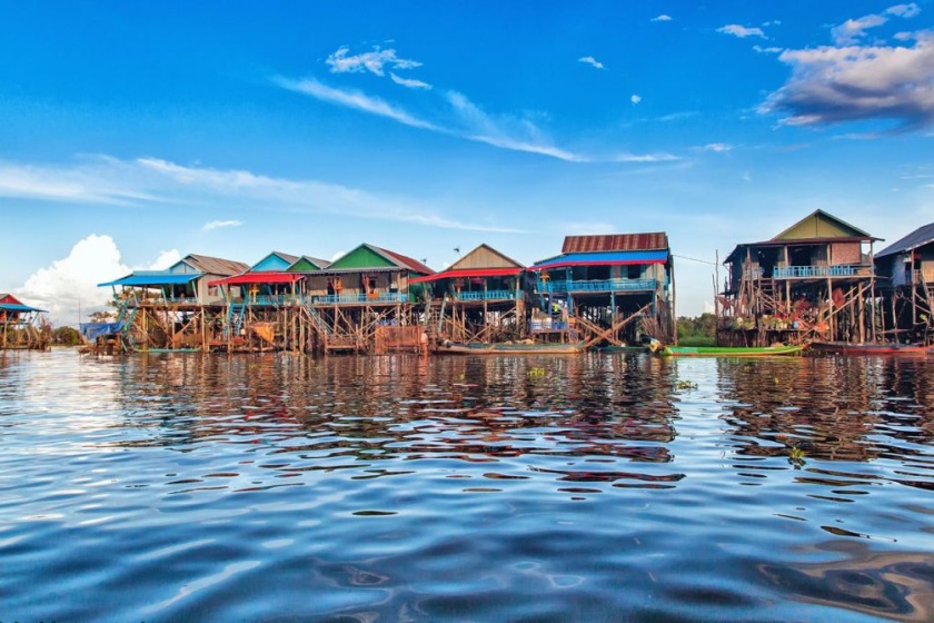 Day 3: Phnom Krom Sunrise – Floating Village – Countryside Tour By Scooter – Village Cooking Class (Breakfast, Lunch, Dinner)